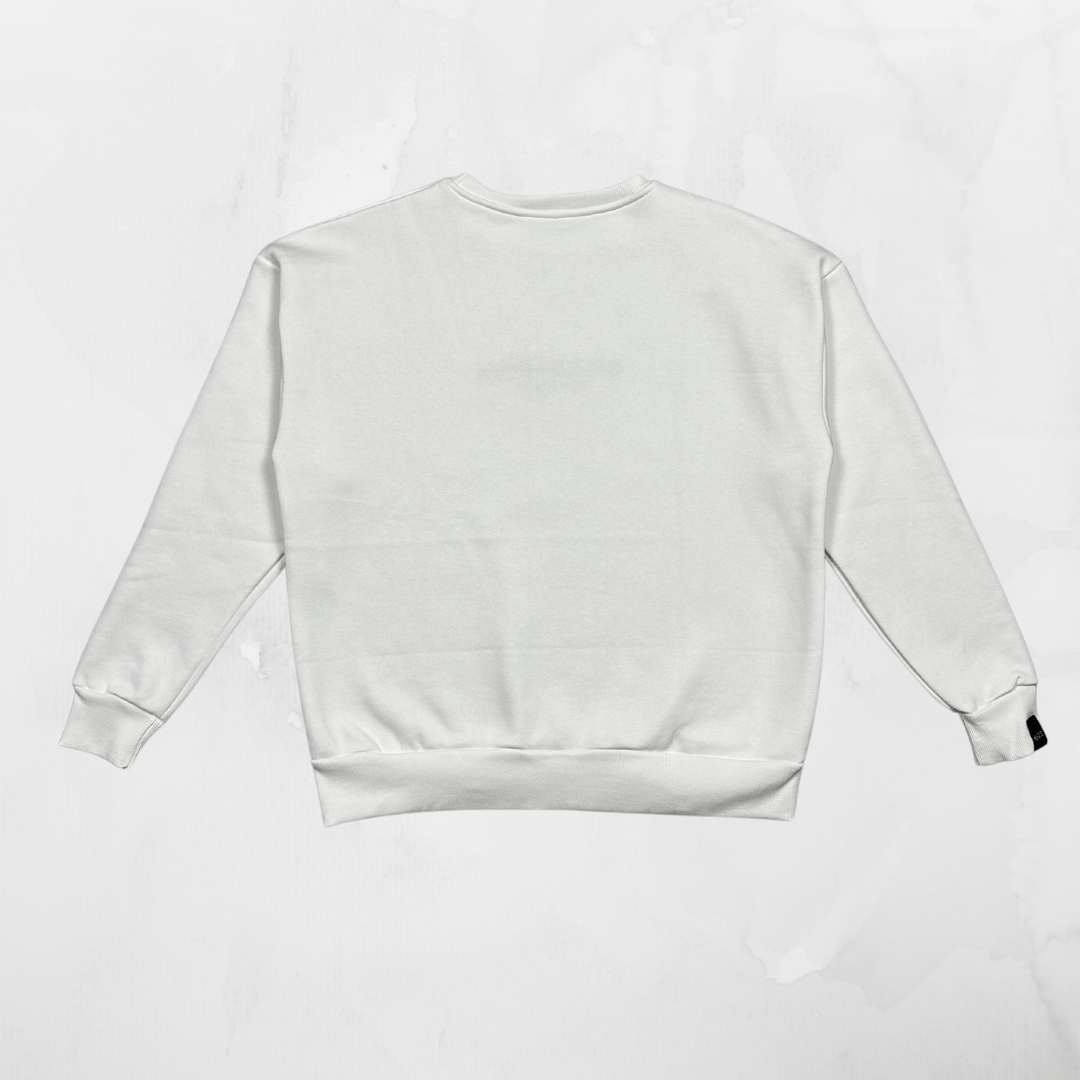 Dope Conversations White Sweatshirt - Maze Streetwear